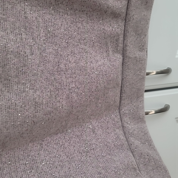 NWOT 143 STORY Brushed Fleece and Glitter Cowl Neck size Large - Picture 8 of 12